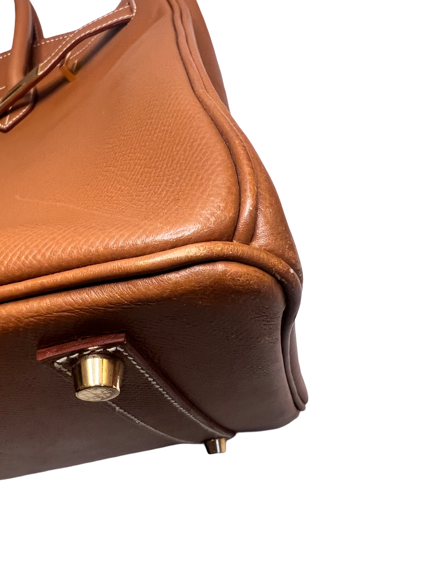 Hermes Gold Epsom Birkin 35 Stamped D Squared