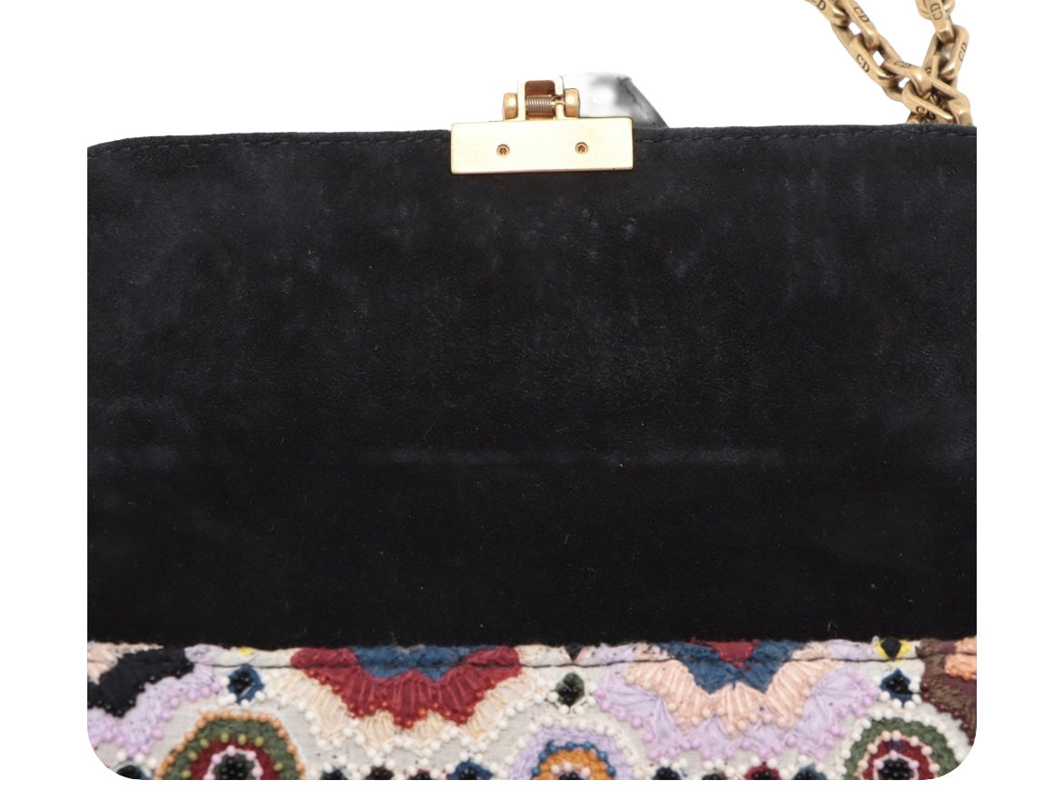 Dior Beaded Embroidered Dior Addict Bag