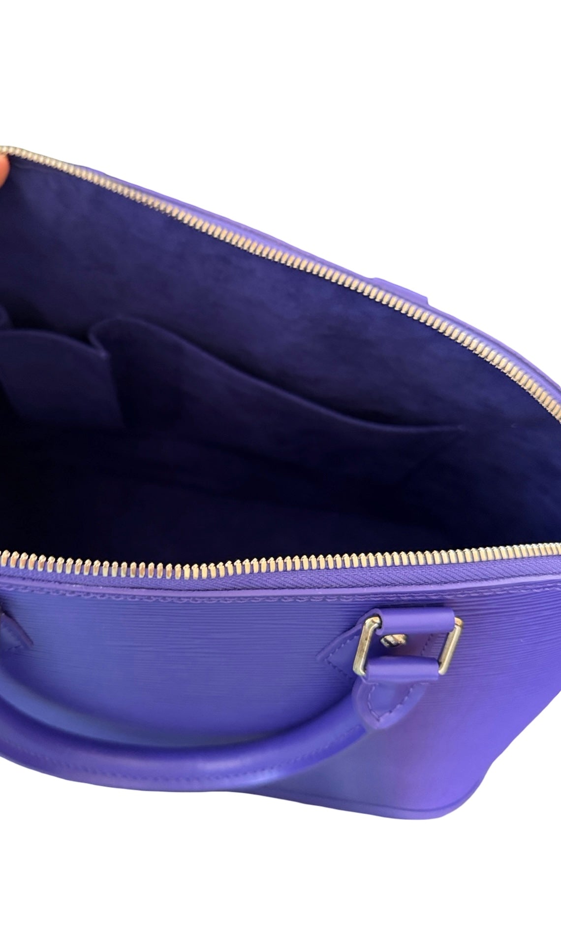 Louis Vuitton Purple Epi Leather Alma GM