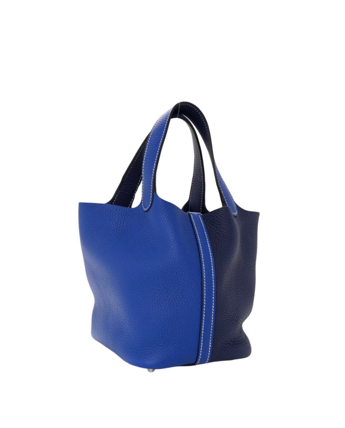 Hermès Picotin Lock 18 Casaque Bleu Encre and Bleu Electric Clemence W/ Palladium Hardware
