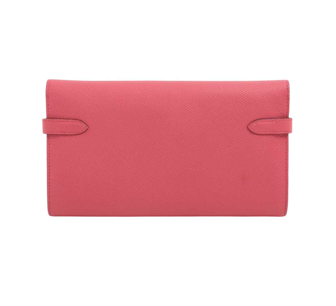 Hermes Texas Rose Epsom Kelly Wallet WPH