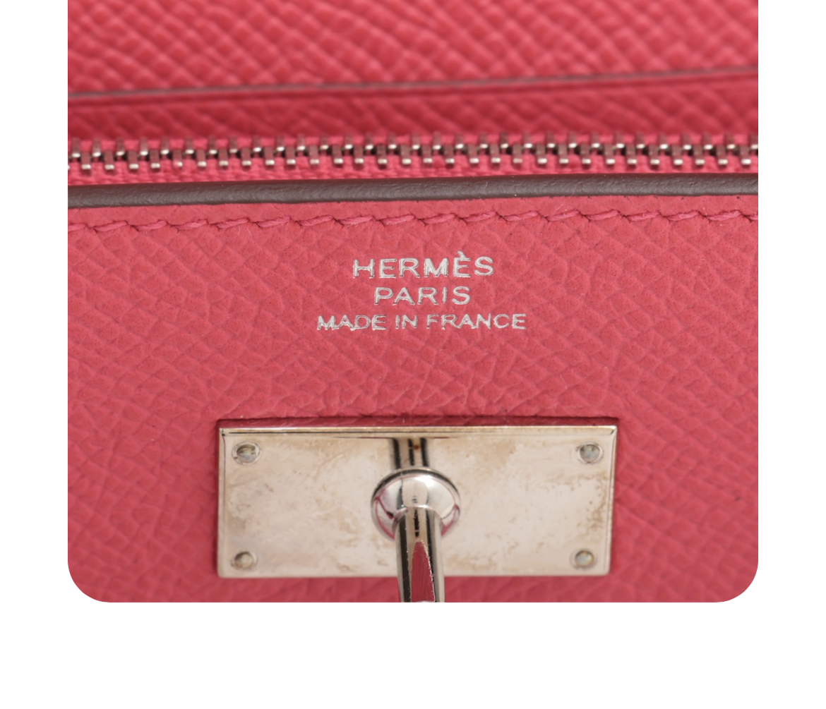Hermes Texas Rose Epsom Kelly Wallet WPH