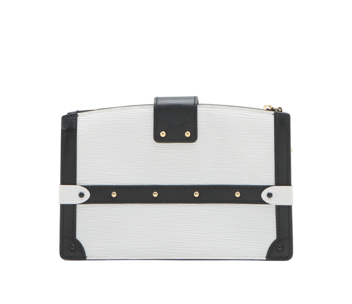 Louis Vuitton White Epi Leather Trunk Crossbody Bag