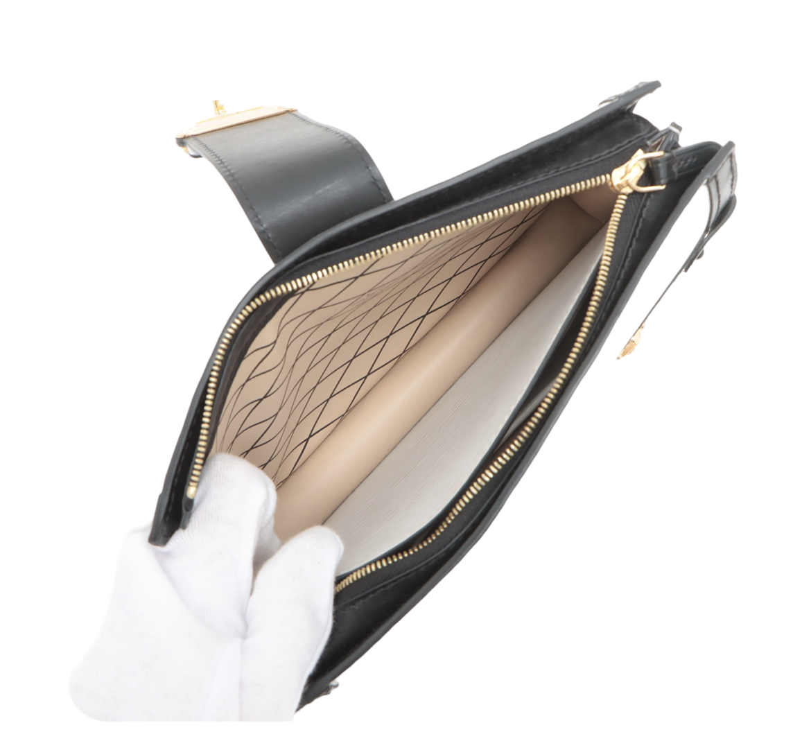 Louis Vuitton White Epi Leather Trunk Crossbody Bag