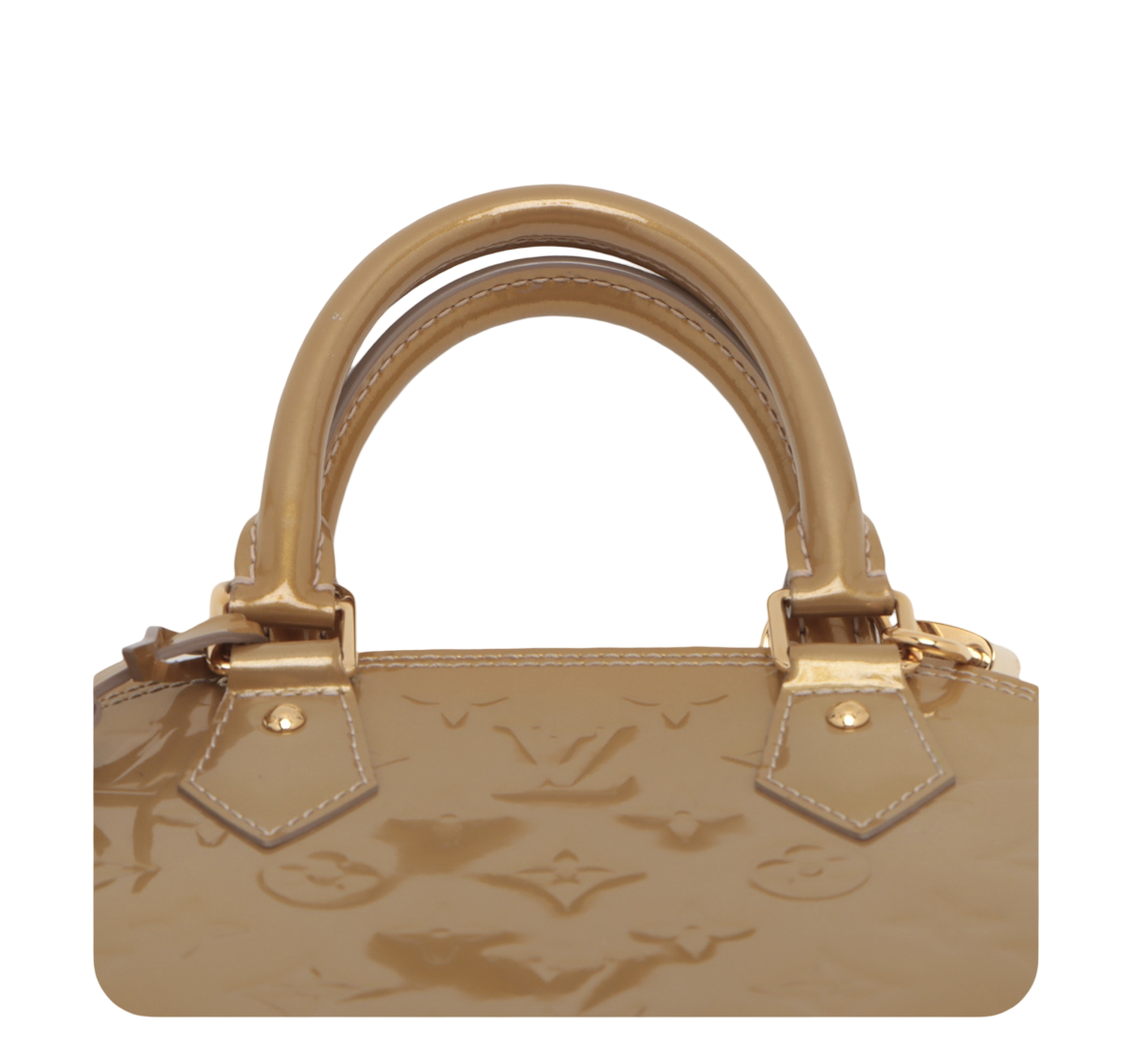 Louis Vuitton Gold Patent Leather Alma BB
