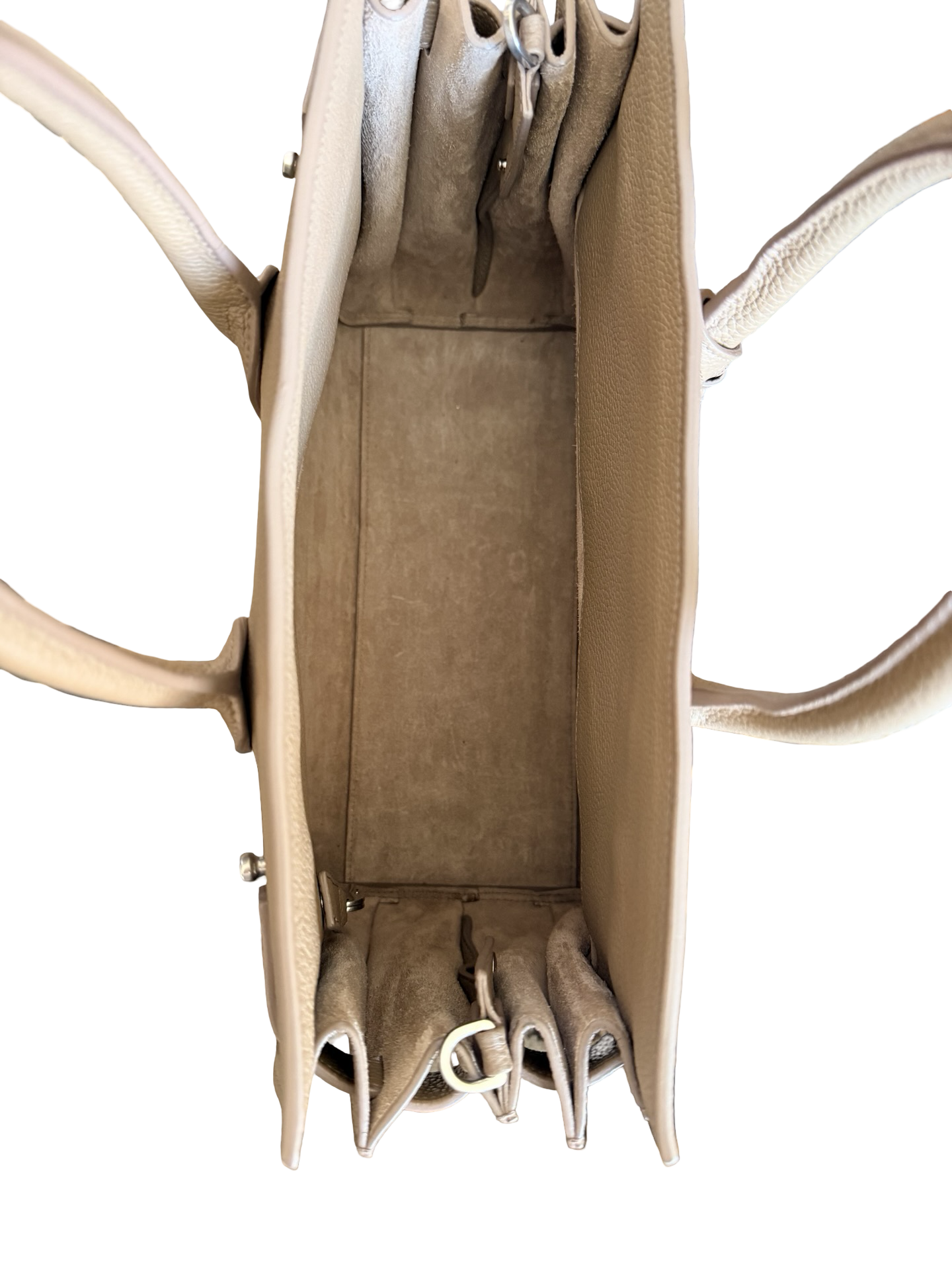 Saint Laurent Dark Beige Sac De Jour Baby Bag