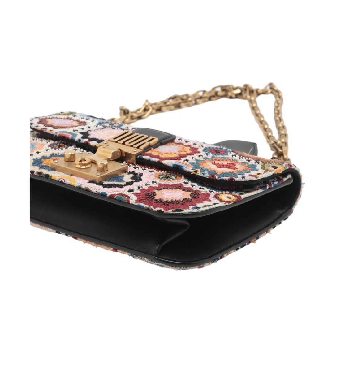 Dior Beaded Embroidered Dior Addict Bag