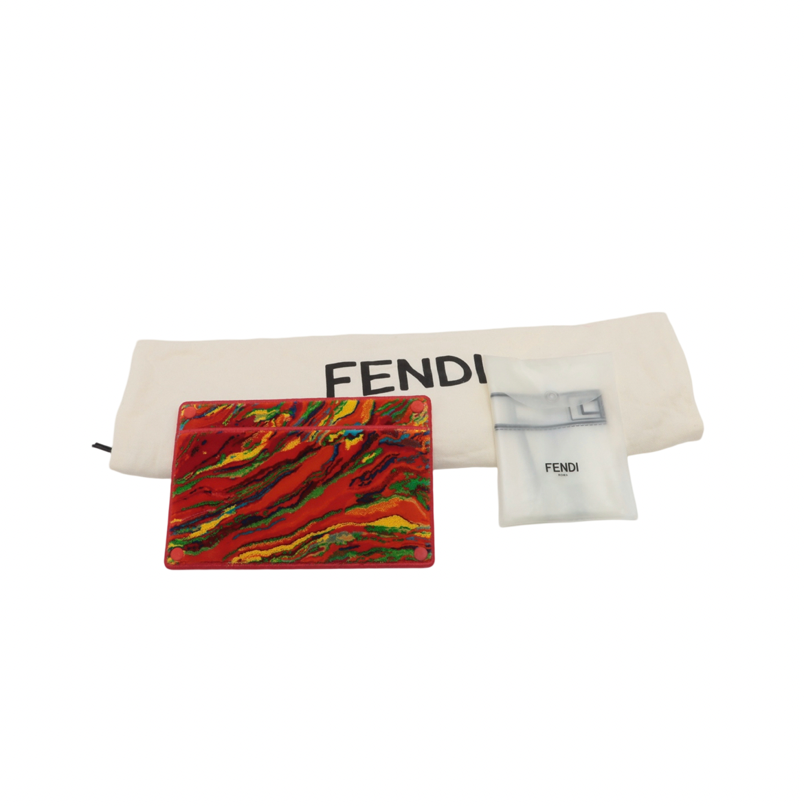 Fendi Velvet Peek-a-boo Shoulder Bag