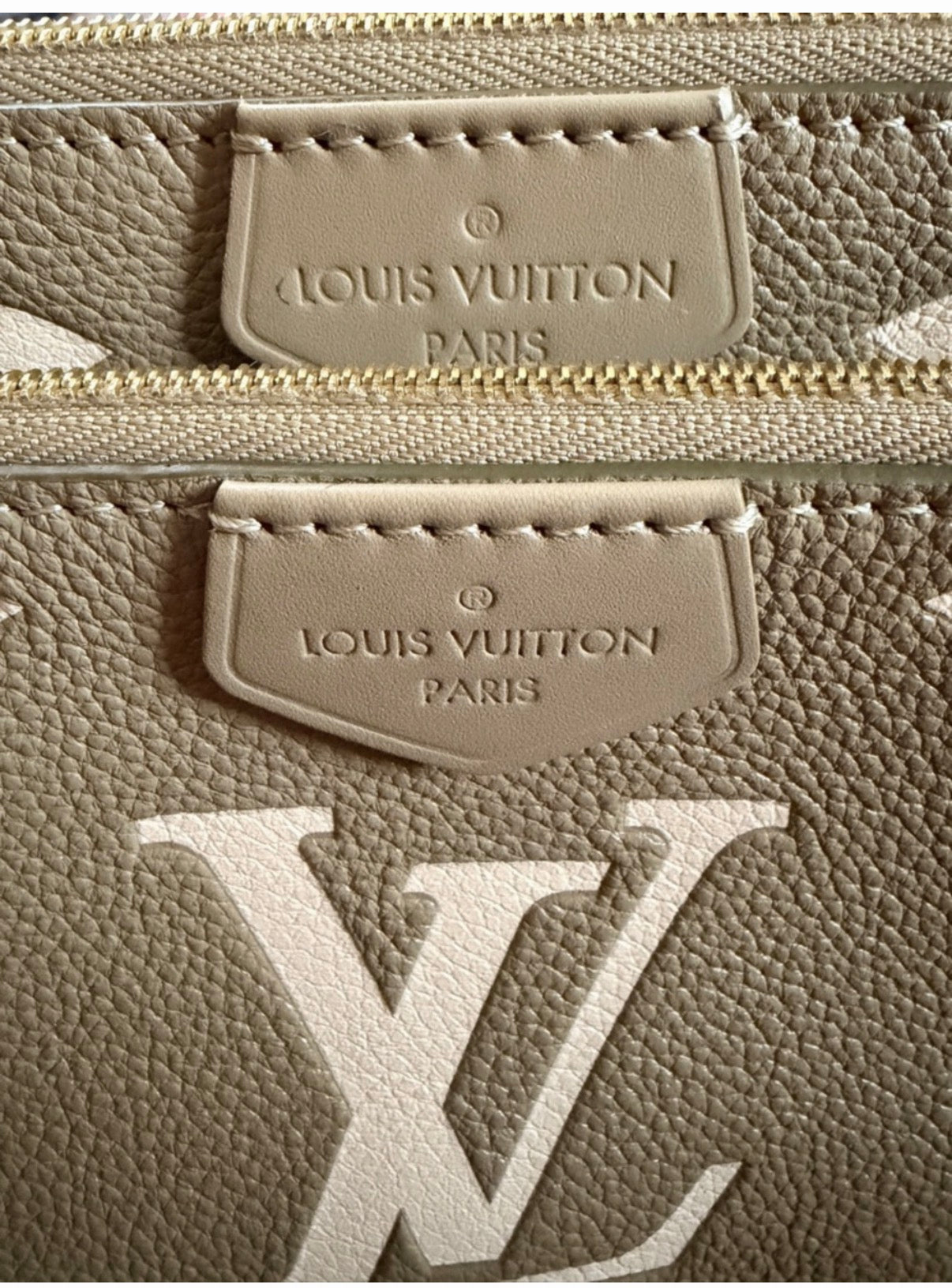 Louis Vuitton Khaki Monogram Leather Multi Pochette Crossbody
