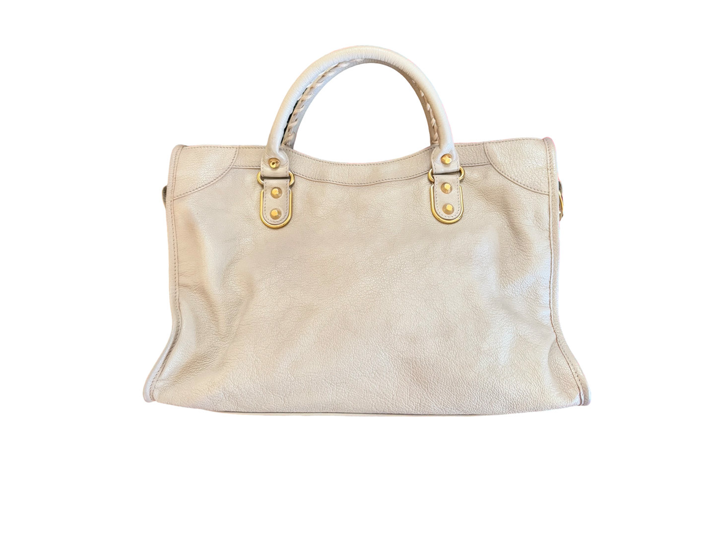 Balenciaga Cement Gray Edge City Bag w/ shoulder strap