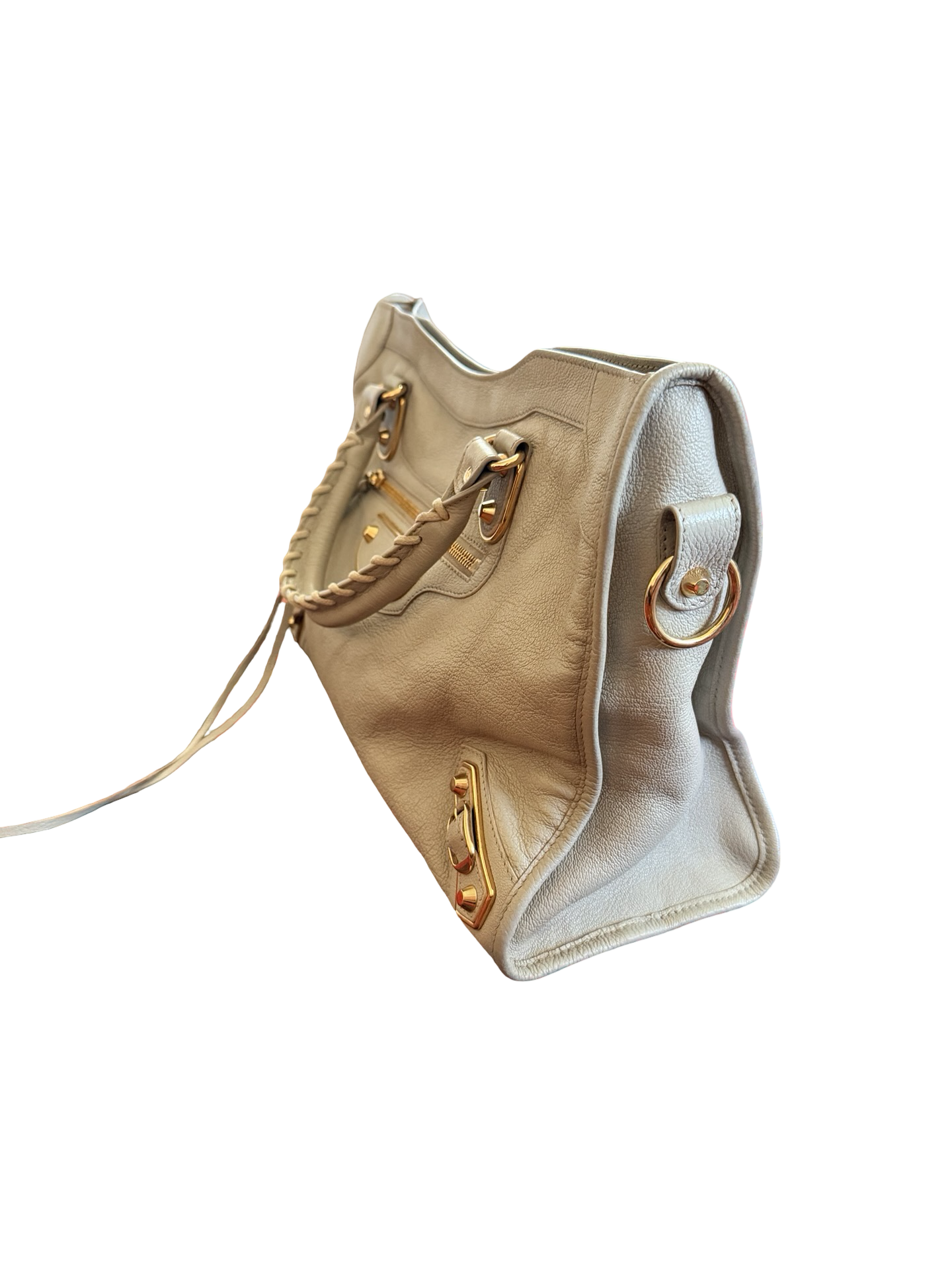 Balenciaga Cement Gray Edge City Bag w/ shoulder strap