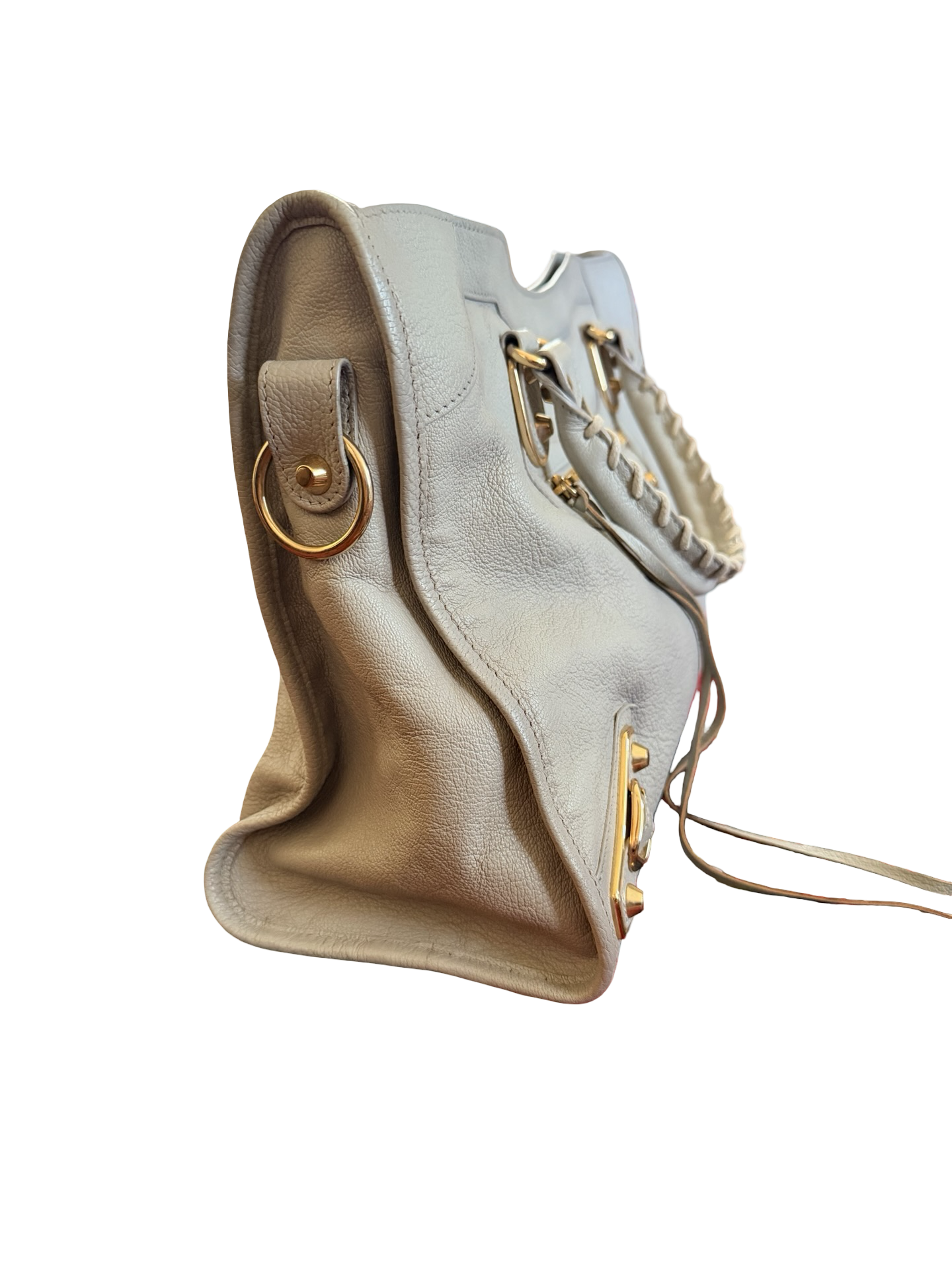 Balenciaga Cement Gray Edge City Bag w/ shoulder strap