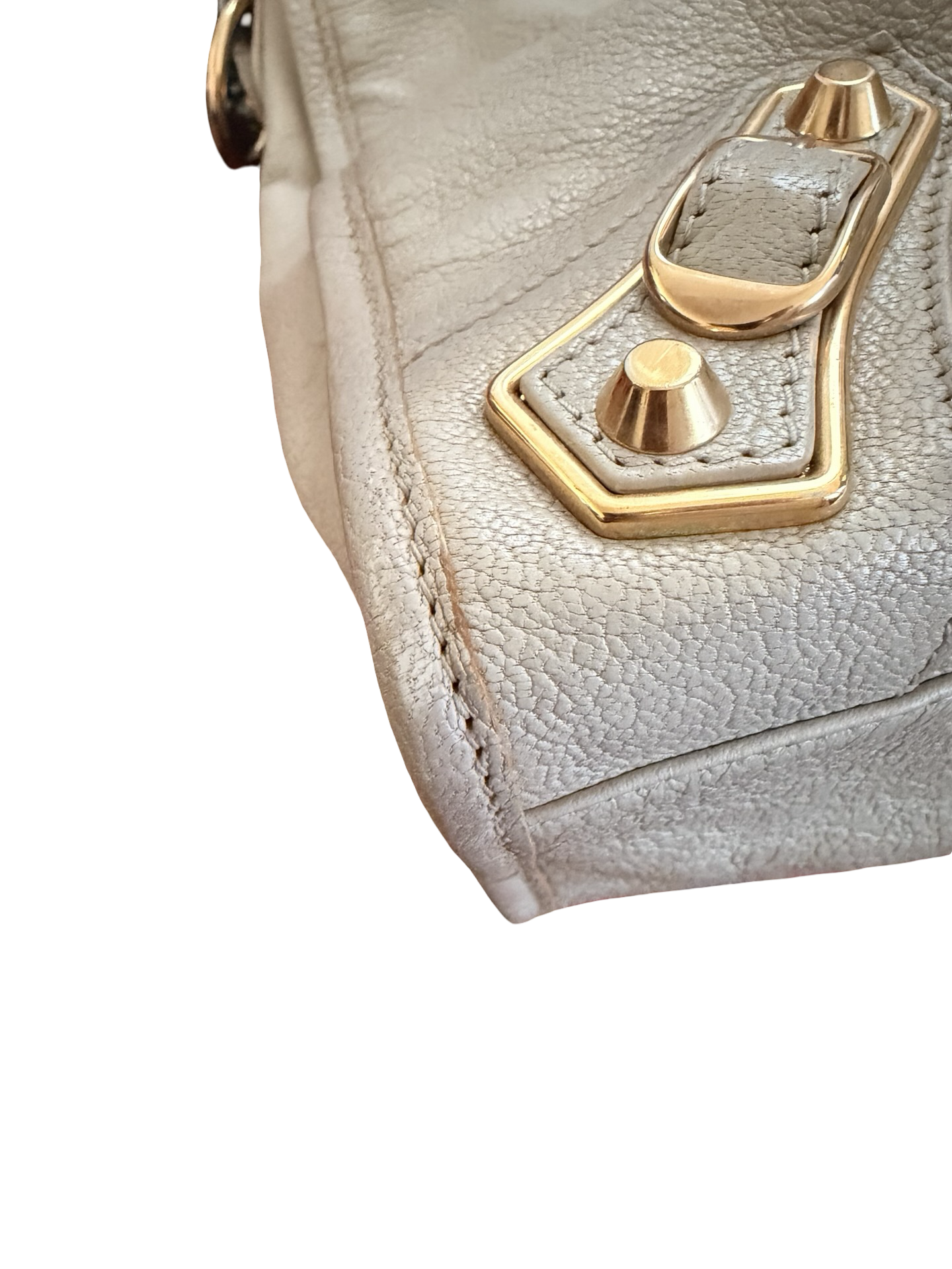 Balenciaga Cement Gray Edge City Bag w/ shoulder strap