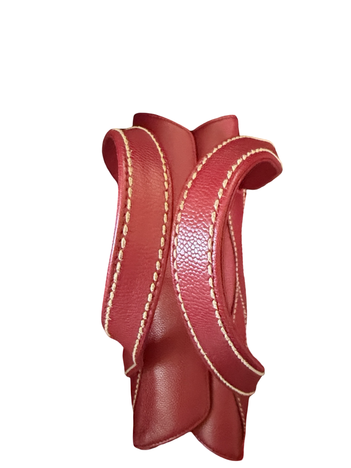 Chanel Red Caviar CC Stitch Tote