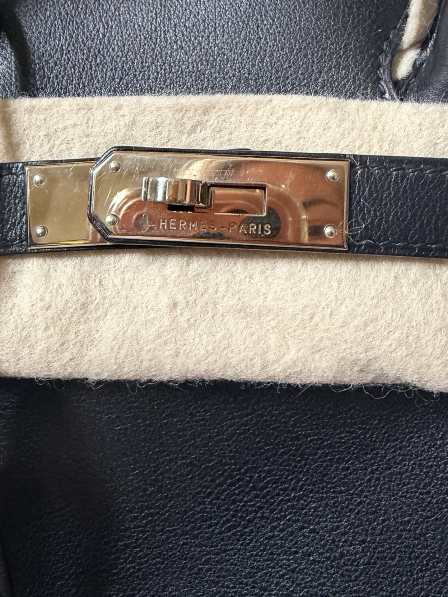 Hermes Noir Swift Birkin 35 WPH 2009