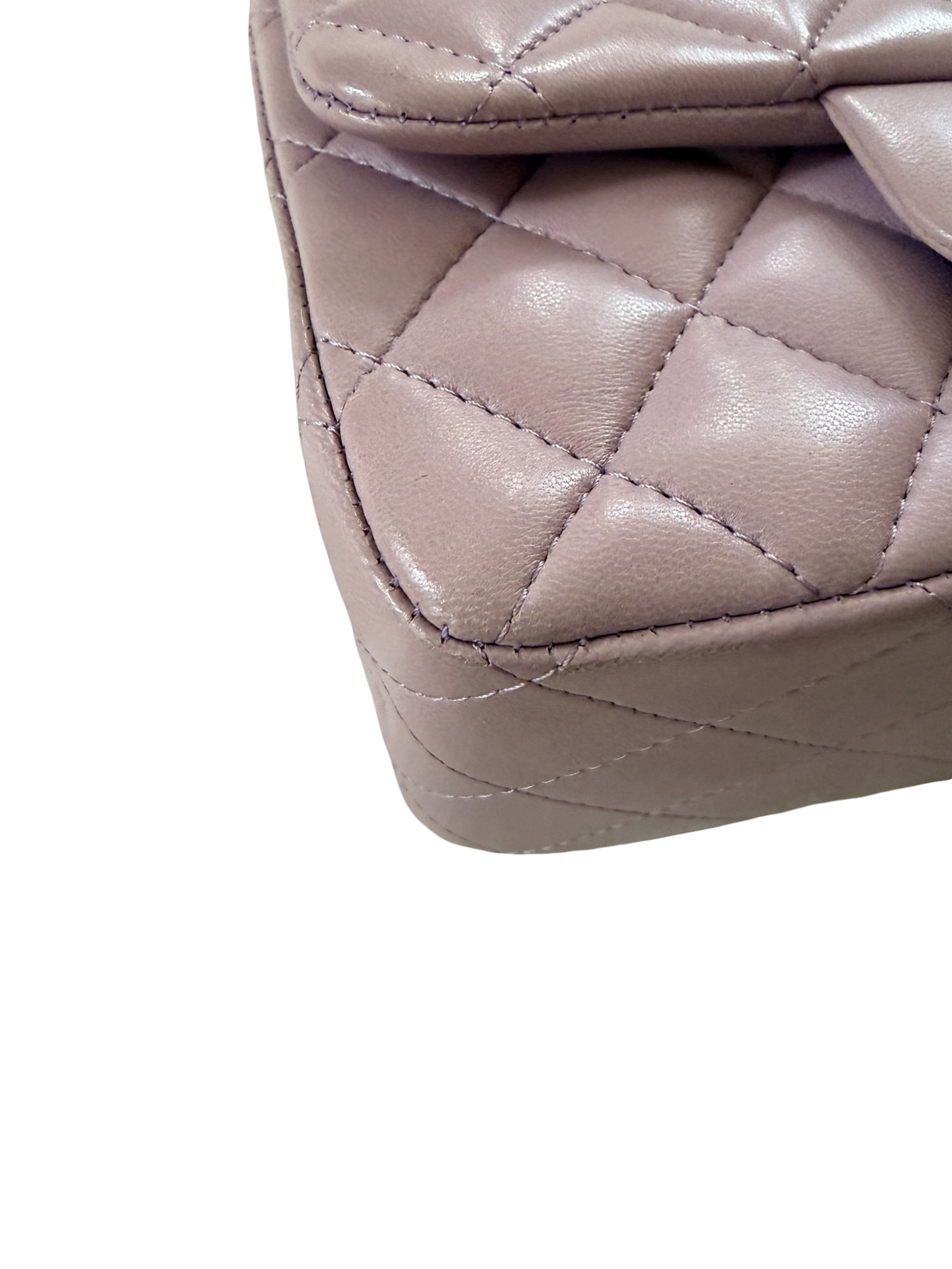 Chanel Lavender Lambskin Mini Square Crossbody
