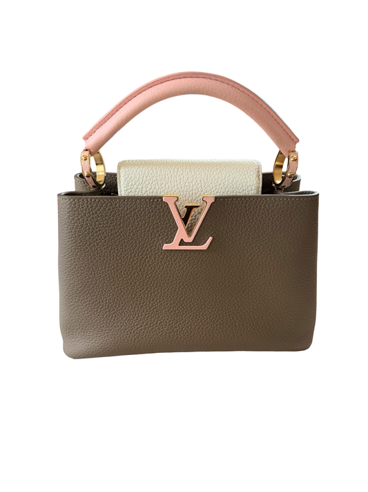 Louis Vuitton Tri Color Taurillon Capucines BB Bag
