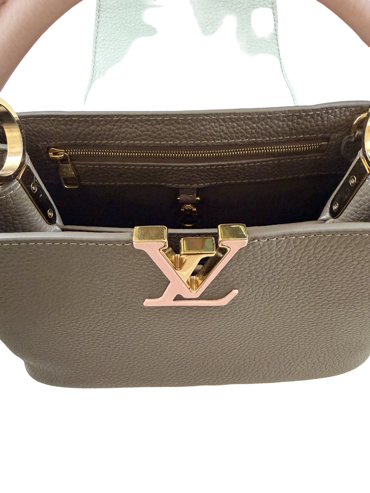 Louis Vuitton Tri Color Taurillon Capucines BB Bag