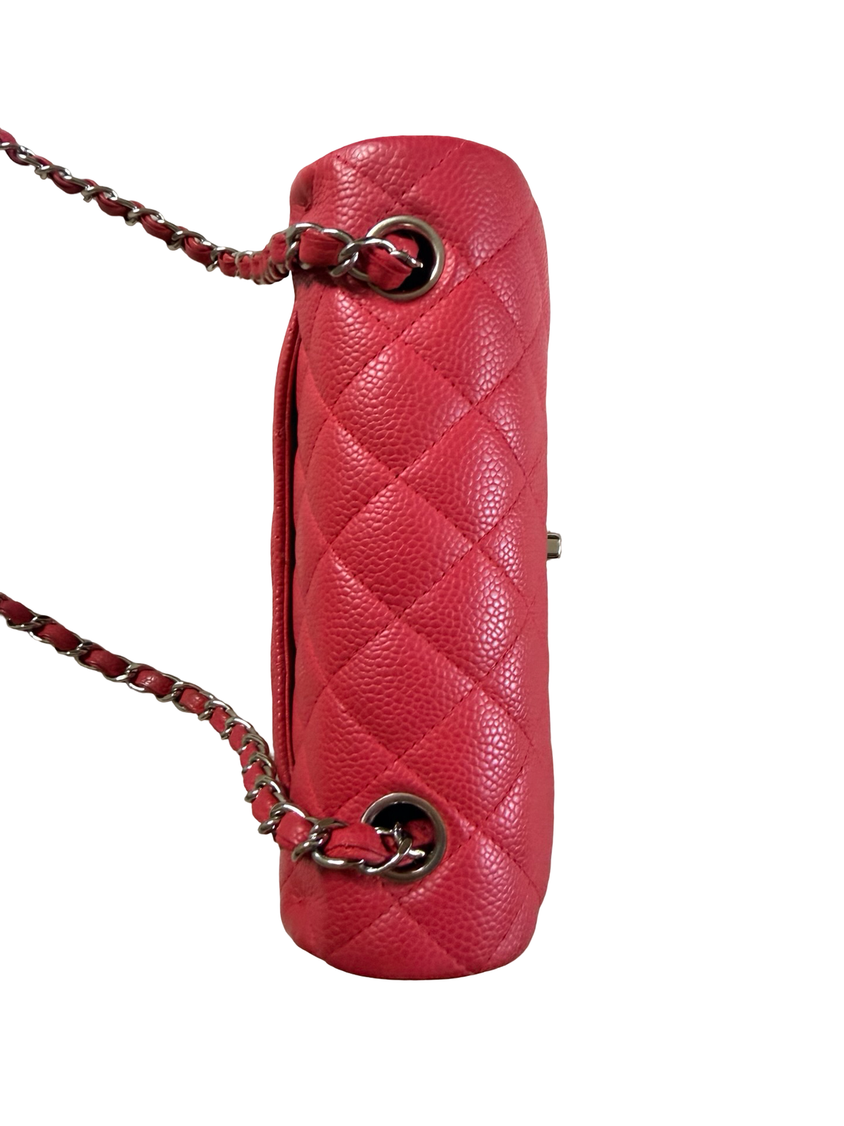 Chanel Fuchsia Pink Mini Rectangle Crossbody