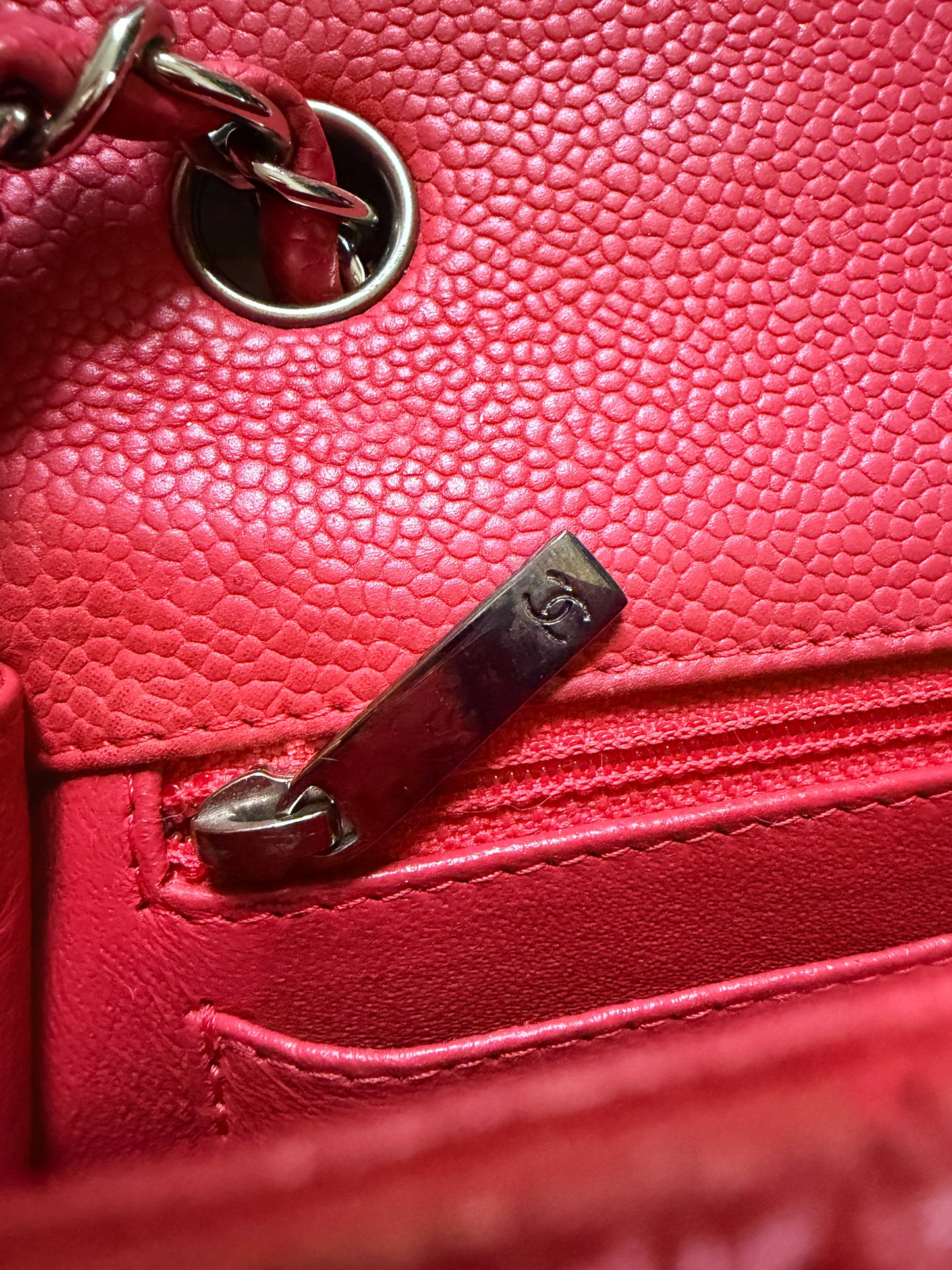 Chanel Fuchsia Pink Mini Rectangle Crossbody
