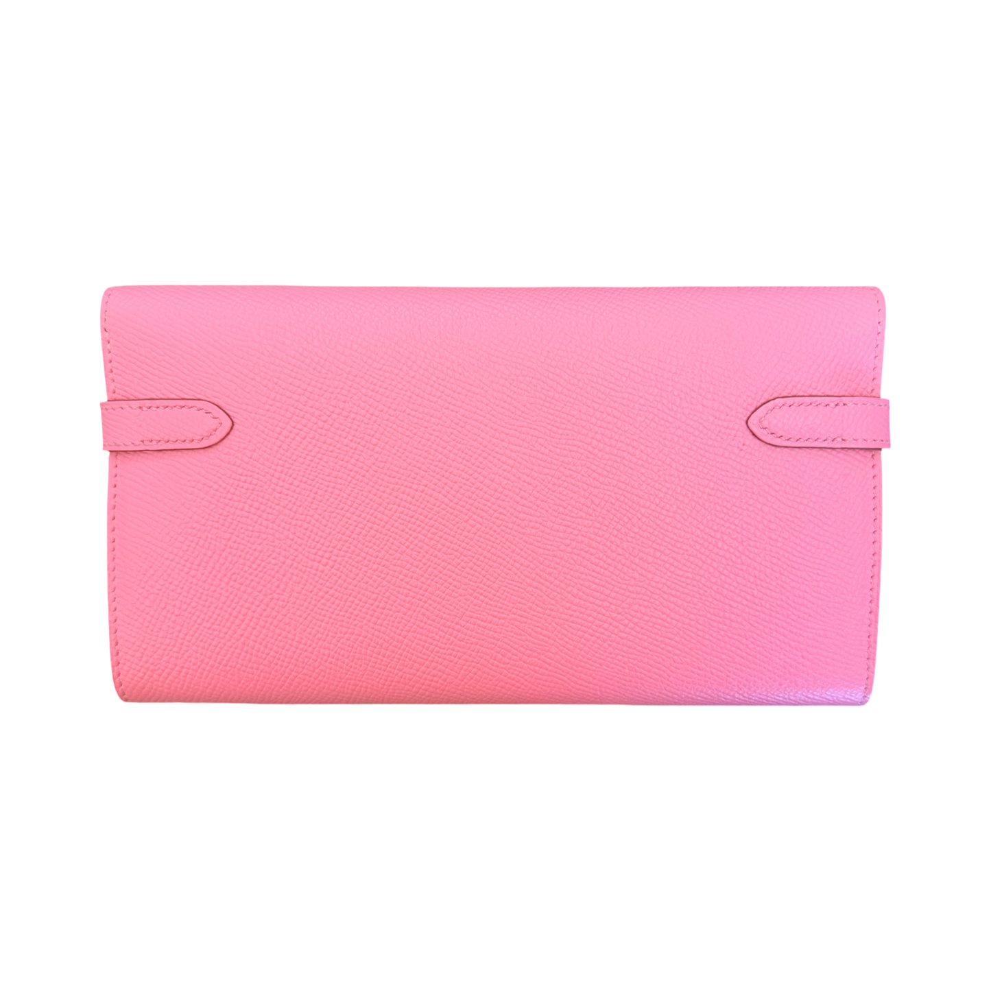 Hermes Rose Confetti Epsom Kelly Longue Wallet
