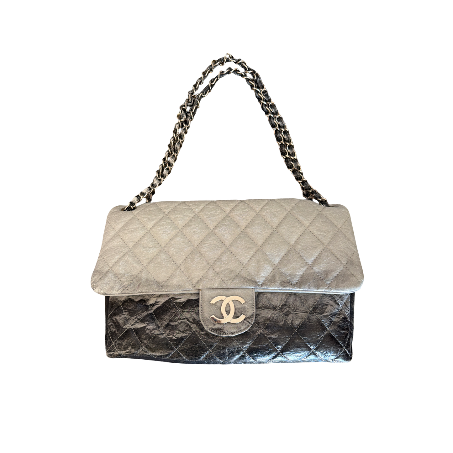 Chanel Ombré Vinyl Melrose Degradé Jumbo Bag
