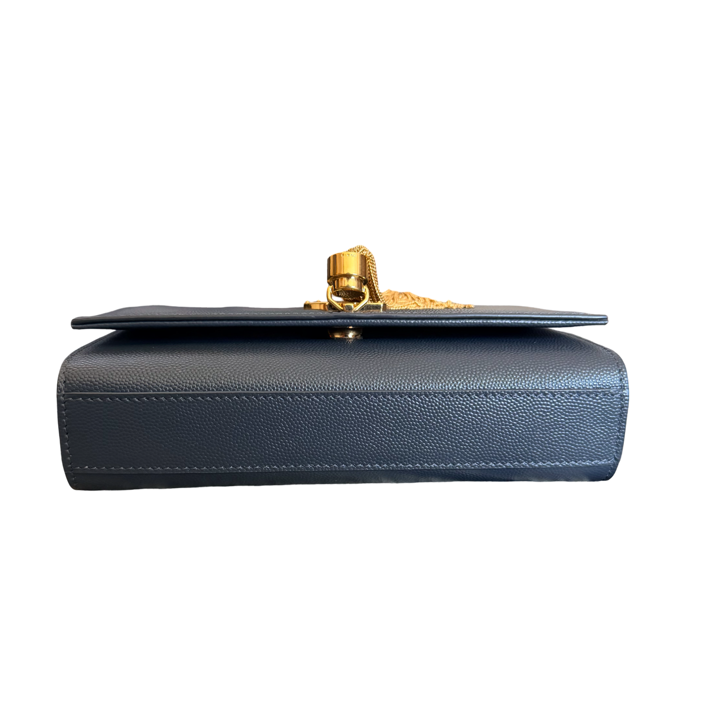 Saint Laurent YSL Dark Gray Kate Tassel Bag