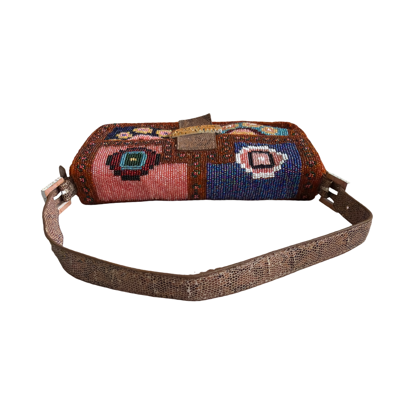 Fendi Vintage  Beaded Baguette Bag