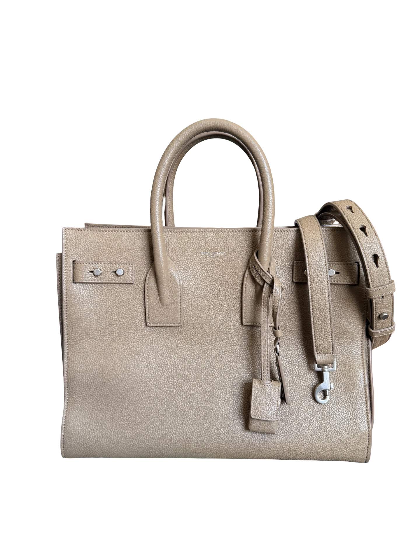 Saint Laurent Dark Beige Sac De Jour Baby Bag