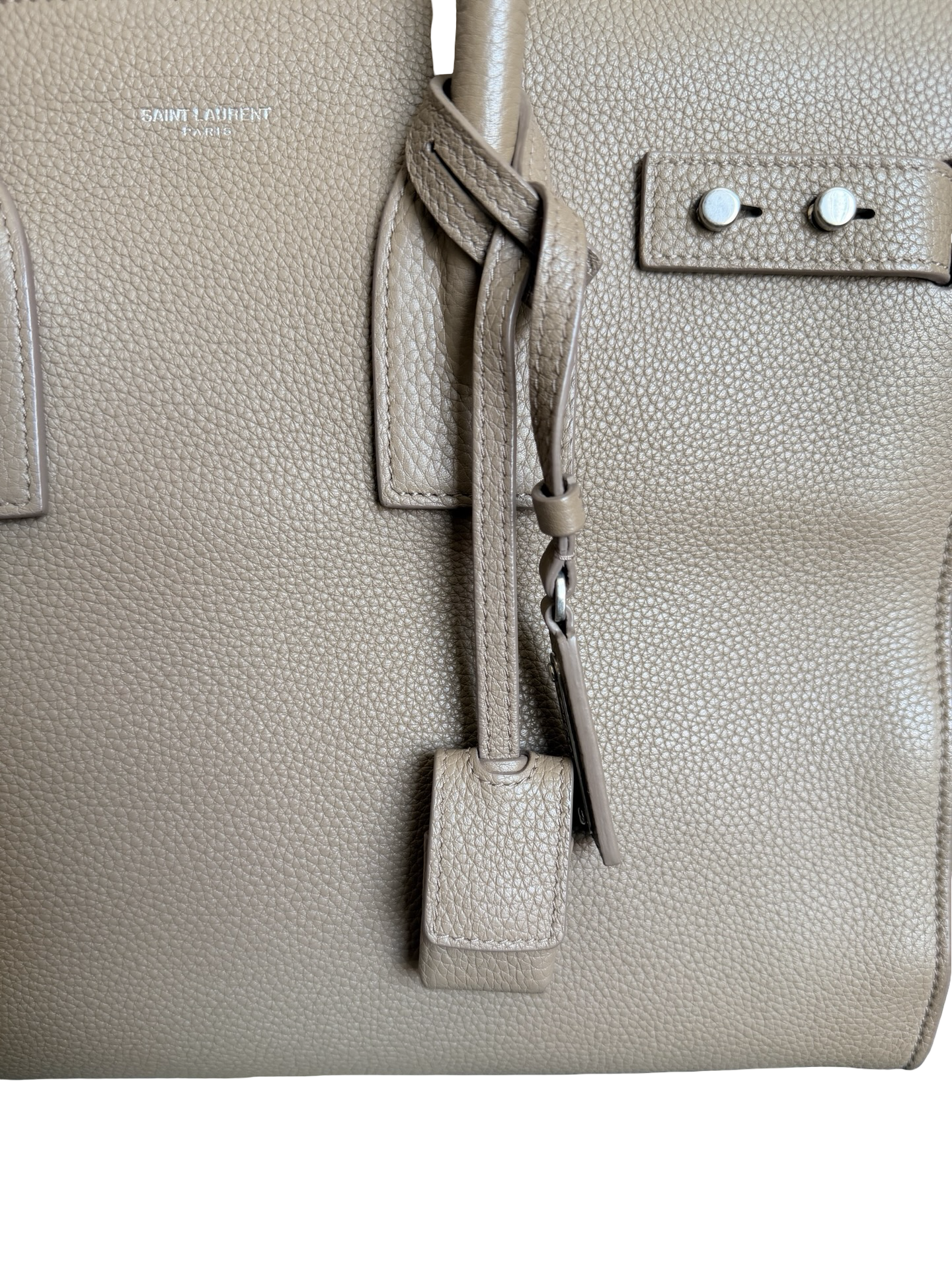 Saint Laurent Dark Beige Sac De Jour Baby Bag