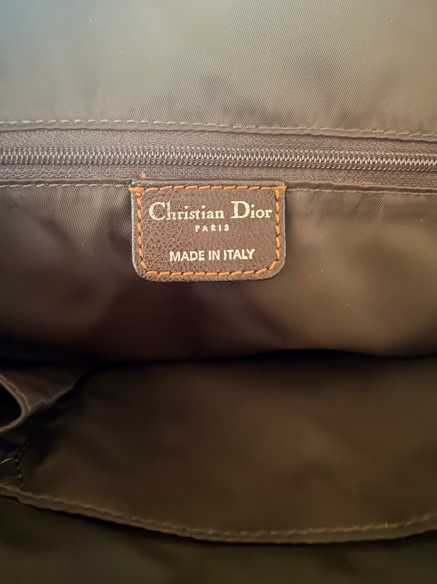 Christian Dior Vintage Monogram Trotter Shoulder Bag