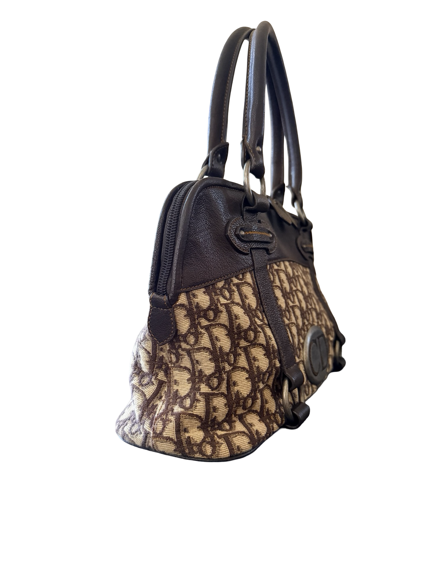 Christian Dior Vintage Monogram Trotter Shoulder Bag