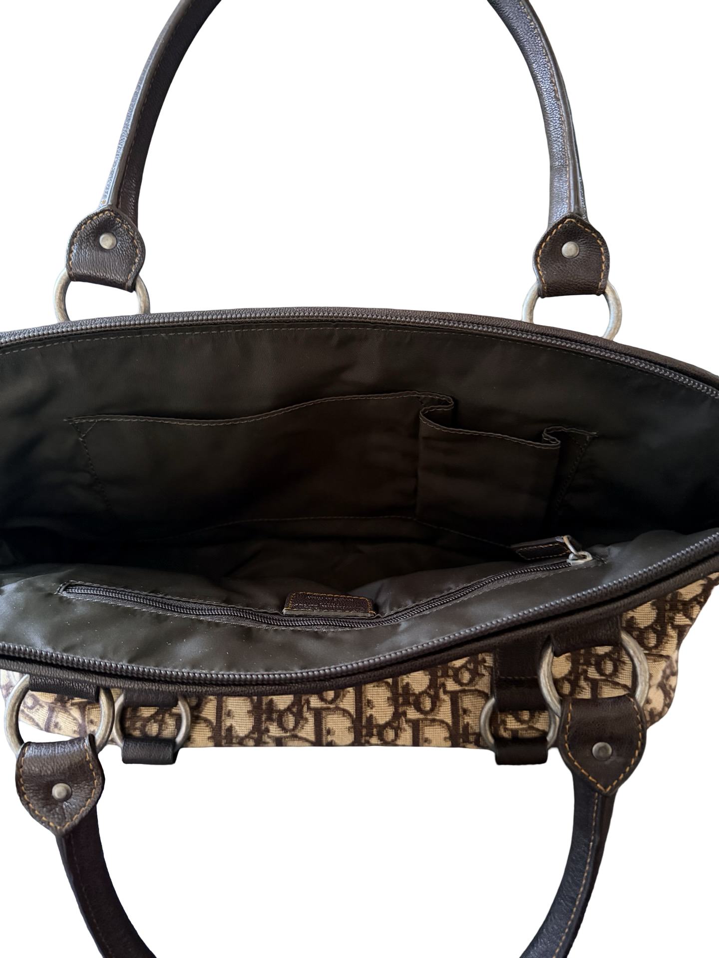 Christian Dior Vintage Monogram Trotter Shoulder Bag