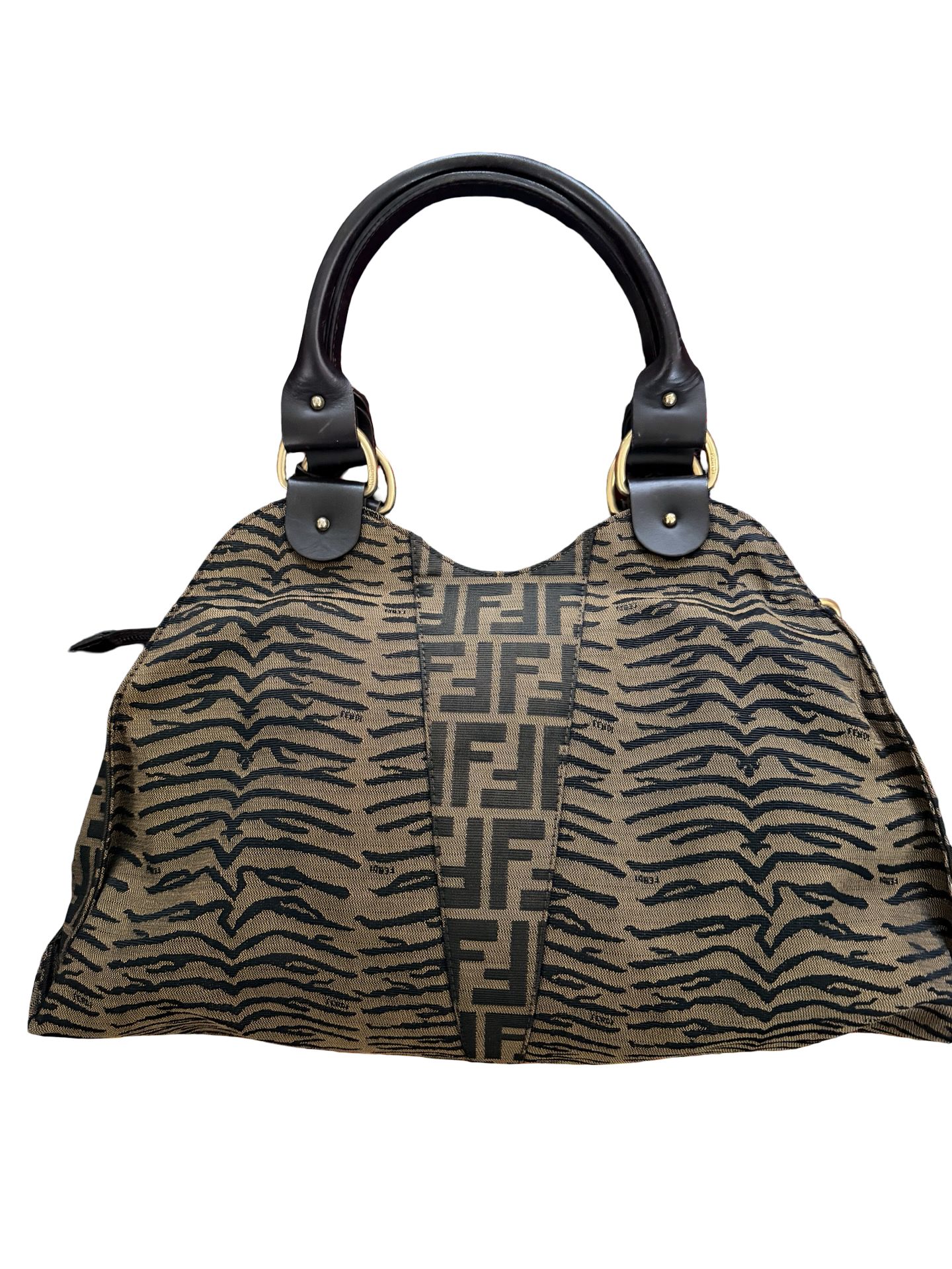 Fendi Vintage Zucca Devil Trapezio handbag
