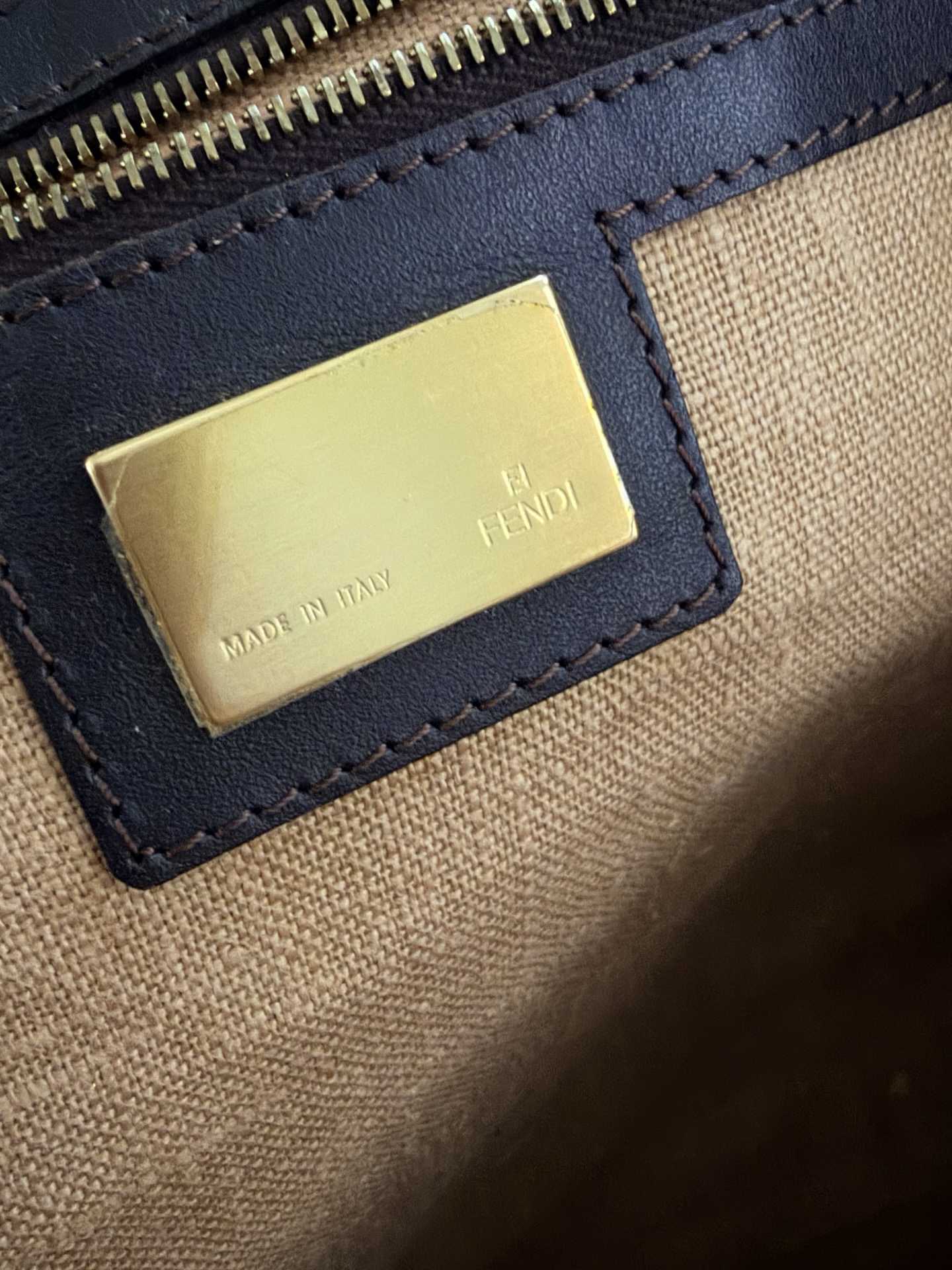 Fendi Vintage Zucca Devil Trapezio handbag