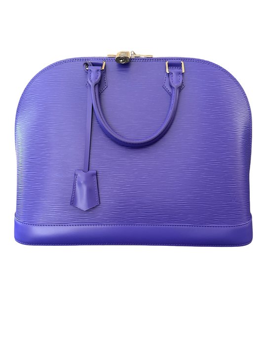 Louis Vuitton Purple Epi Leather Alma GM