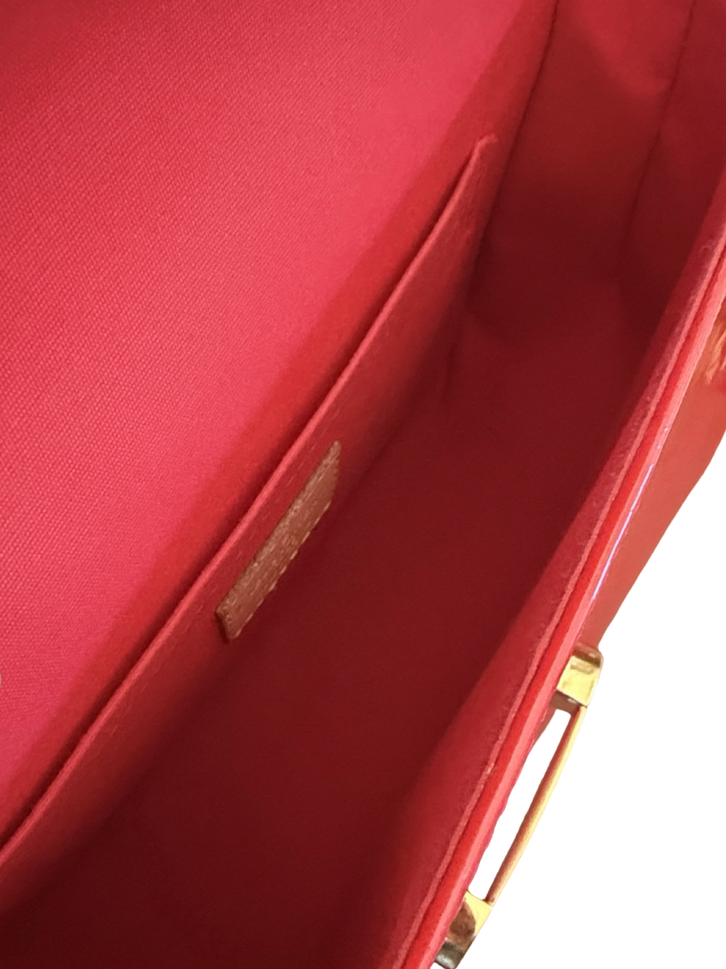 Louis Vuitton Red Vernis Monogram Bellflower PM